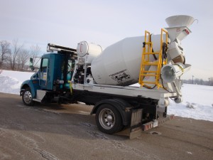 Cement Mixer Semi Dump Bed