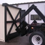 Dump Bed Shipping Container Pickup