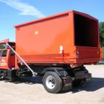 Dump Bed with High Covered Trailer